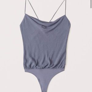 ✨NEW✨ Abercrombie Cowlneck Tie-Back Bodysuit